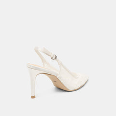 Yami True White Lace Heels / Dolce Vita