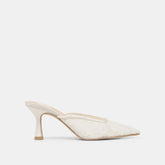 Cleo High True White Lace Heels / Dolce Vita