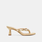 Daksie Lt Natural Raffia Heels / Dolce Vita