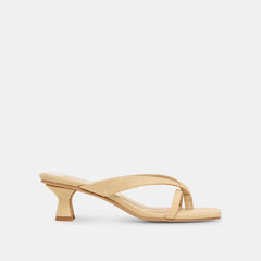 Brevel Natural Raffia Heels / Dolce Vita