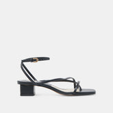 Karlos Wide Black Leather Sandals / Dolce Vita