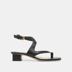 Kameo Black Leather Heels / Dolce Vita
