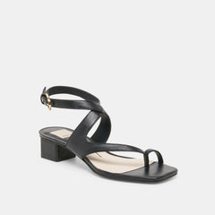 Kameo Black Leather Heels / Dolce Vita