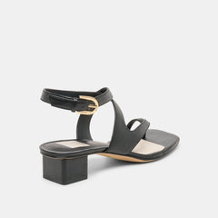 Kameo Black Leather Heels / Dolce Vita