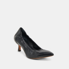 Celtin Black Leather Heels / Dolce Vita