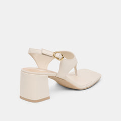 Yves Ivory Leather Heels / Dolce Vita
