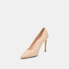 LANKY Tan Leather Closed-Toe Pump Stiletto Heels / Dolce Vita