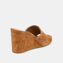 Holta Brown Suede Wedges / Dolce Vita