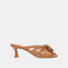 Rosaly Chestnut Leather Heels / Dolce Vita