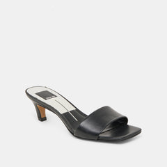 Rexa Black Leather Heels / Dolce Vita