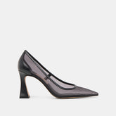 Malory Onyx Mesh Heels / Dolce Vita