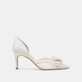 Evelin White Mesh Heels / Dolce Vita