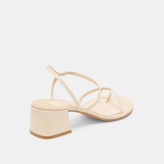 Trini Creme Leather Heels / Dolce Vita