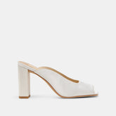 Sabela Off White Satin Heels / Dolce Vita