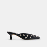 Clara Nero Velvet Heels / Dolce Vita