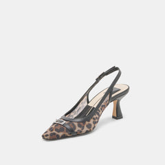 Lorine Leopard Mesh Heels / Dolce Vita