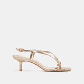 LAURY HEELS CHAMPAGNE EMBOSSED LEATHER
– Dolce Vita / Dolce Vita