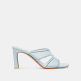 Gitel Wide Ice Blue Mesh Heels / Dolce Vita