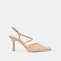 Kamra Beige Leather Heels / Dolce Vita