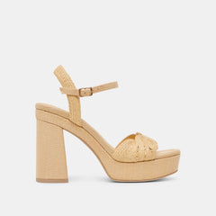 TINAYA HEELS LT NATURAL RAFFIA
– Dolce Vita / Dolce Vita