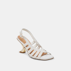 SICILY HEELS WHITE WOVEN LEATHER
– Dolce Vita / Dolce Vita