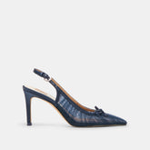 Yela Navy Tulle Heels / Dolce Vita