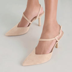 Kamra Camel Suede Heels / Dolce Vita