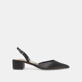 Carel Onyx Satin Heels / Dolce Vita