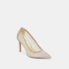Kashe Crystal Lt Gold Mesh Heels / Dolce Vita