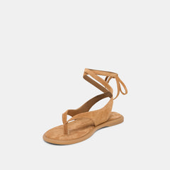 Jayden Teak Suede Sandals / Dolce Vita