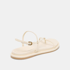 Dom Off White Leather Sandals / Dolce Vita
