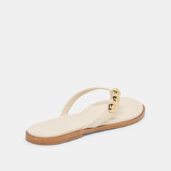 Juny Off White Leather Sandals / Dolce Vita