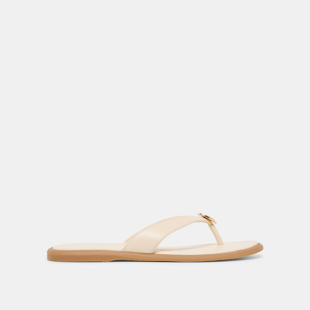 Jaina Bone Leather Sandals / Dolce Vita