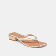 BARTY SANDALS GOLD METALLIC LEATHER
– Dolce Vita / Dolce Vita