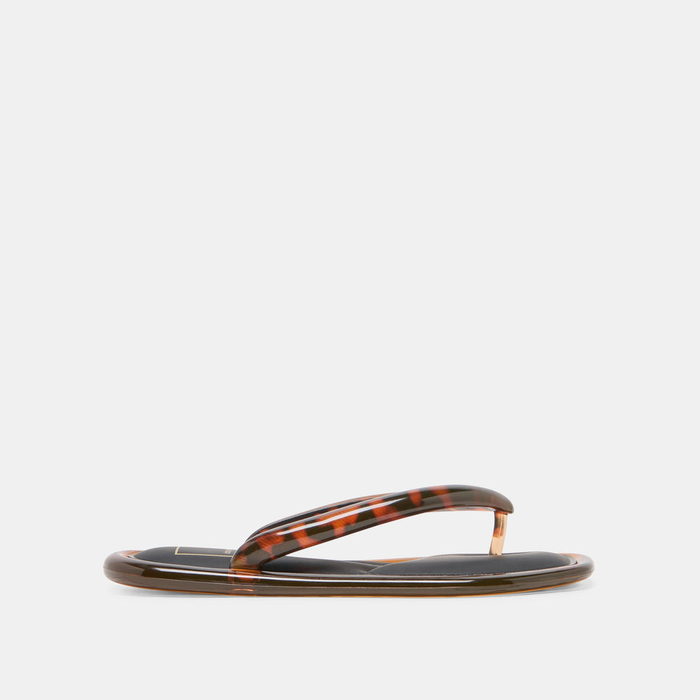 JOZEY Tortoise Jelly Flip-Flop Sandals / Dolce Vita