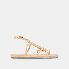 ELYANA Natural Multi Rope Raffia Strappy Sandals / Dolce Vita