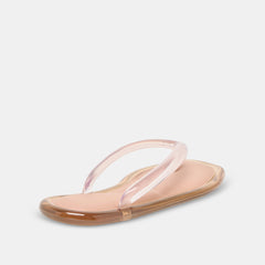 JOZEY Mocha Jelly Flip-Flop Sandals / Dolce Vita