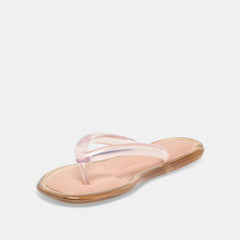 JOZEY Mocha Jelly Flip-Flop Sandals / Dolce Vita