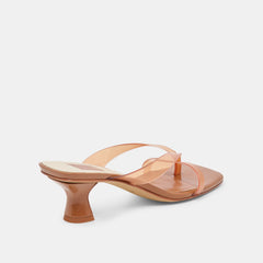 Brevel Vinyl Wide Whiskey Jelly Heels / Dolce Vita