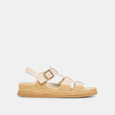 Shenna Bone Leather Sandals / Dolce Vita