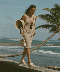 Chavi Sandals in Lt. Natural Raffia - Dolce Vita Shoes / Dolce Vita