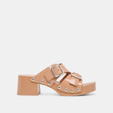 Melody Tan Leather Heels / Dolce Vita