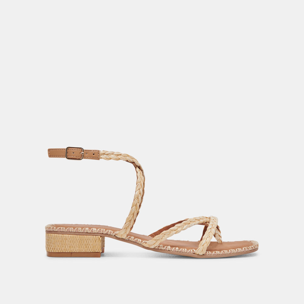 BRINN SANDALS LT NATURAL RAFFIA
– Dolce Vita / Dolce Vita