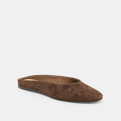 Eila Dk Brown Suede Flats / Dolce Vita