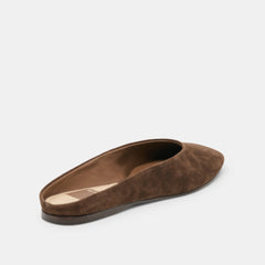 Eila Dk Brown Suede Flats / Dolce Vita