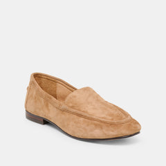 Mattie Camel Suede Loafers / Dolce Vita
