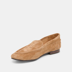 Mattie Camel Suede Loafers / Dolce Vita