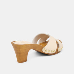 Averie Bone Leather Heels / Dolce Vita