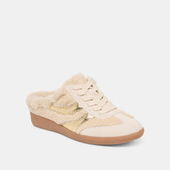 Merit Slide Plush Natural Multi Plush Sneakers / Dolce Vita