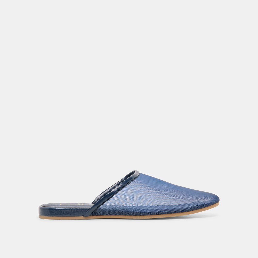 Geni Navy Mesh Flats / Dolce Vita